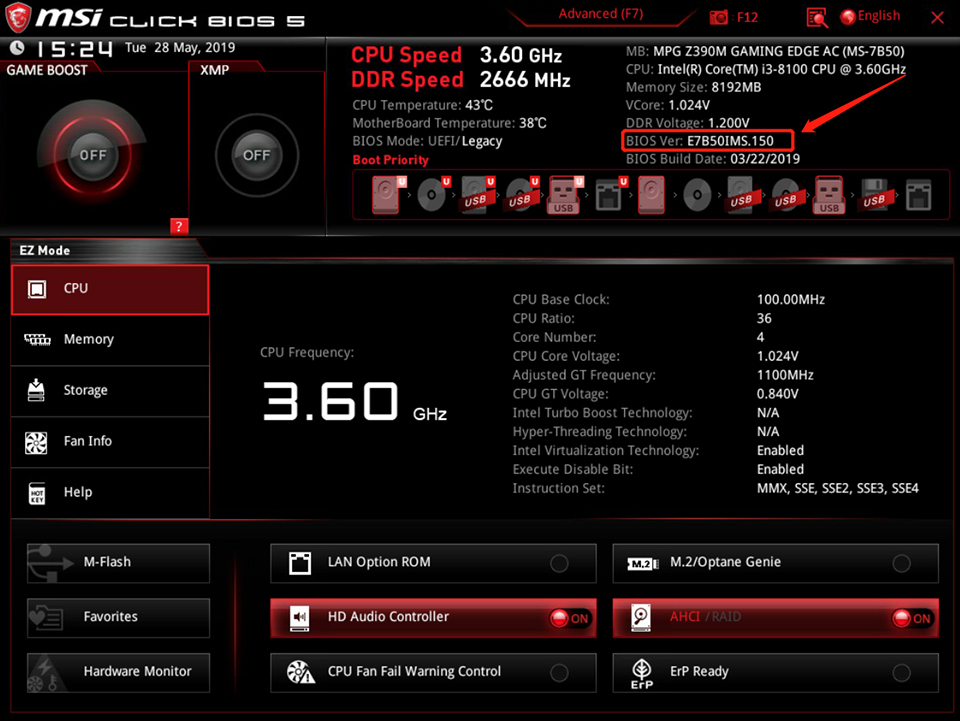 m-flash bios