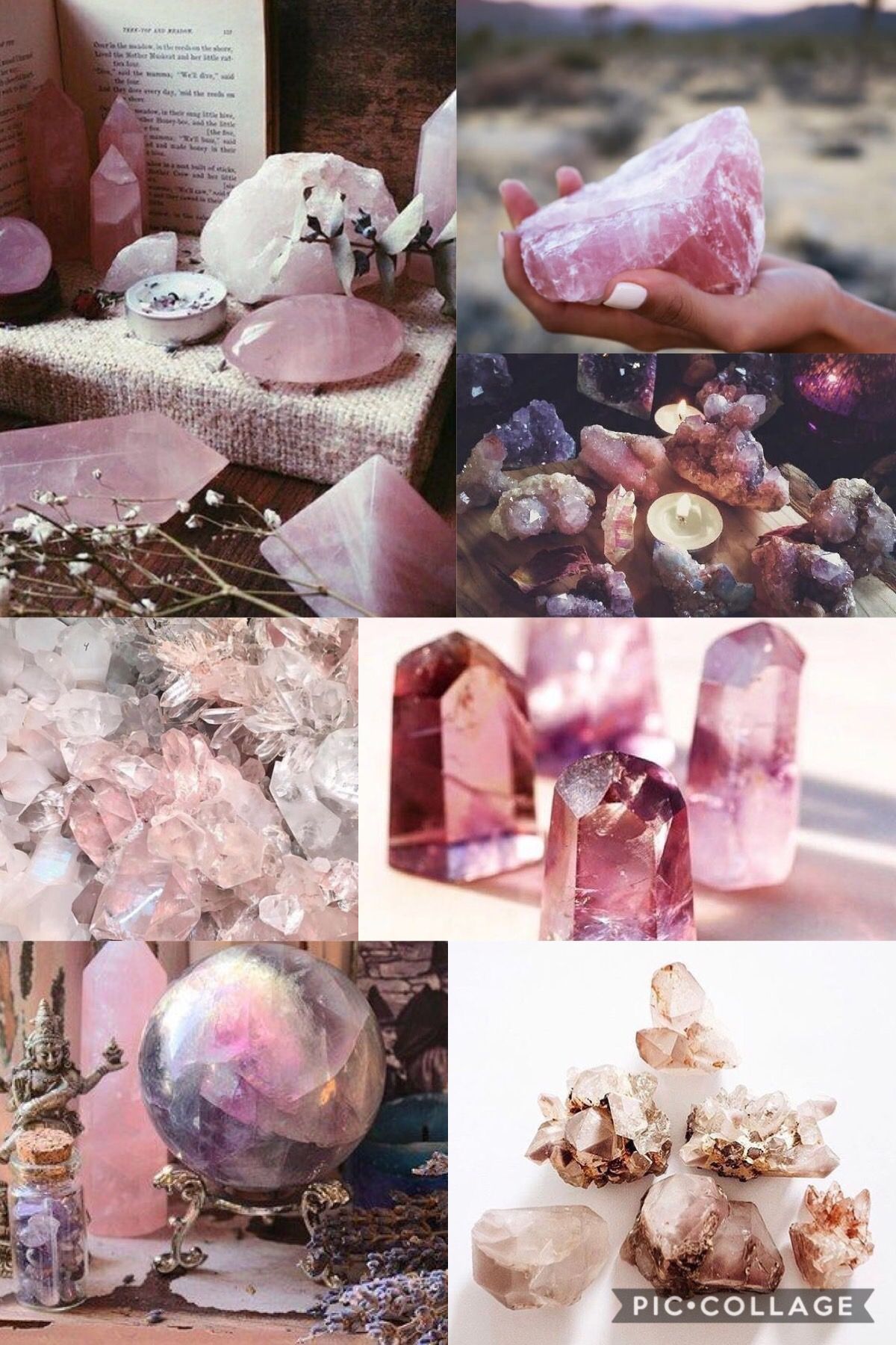 crystals aesthetic