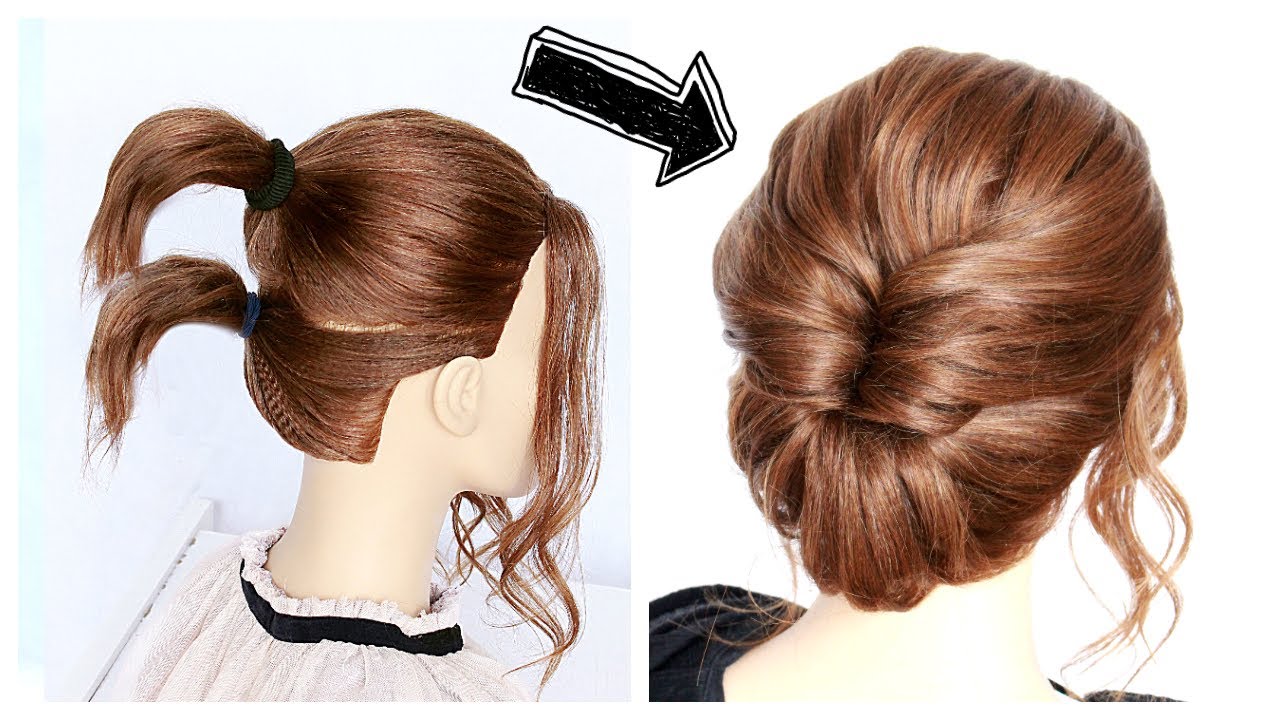 easy medium length hair updos