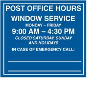 post office hours