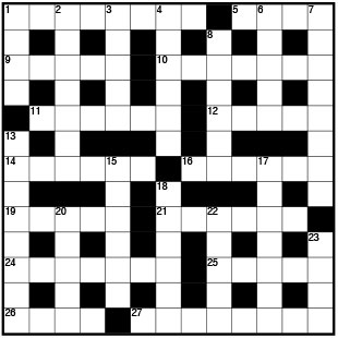 lodge dweller crossword