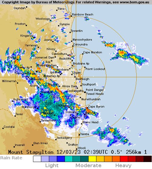 bom radar gold coast