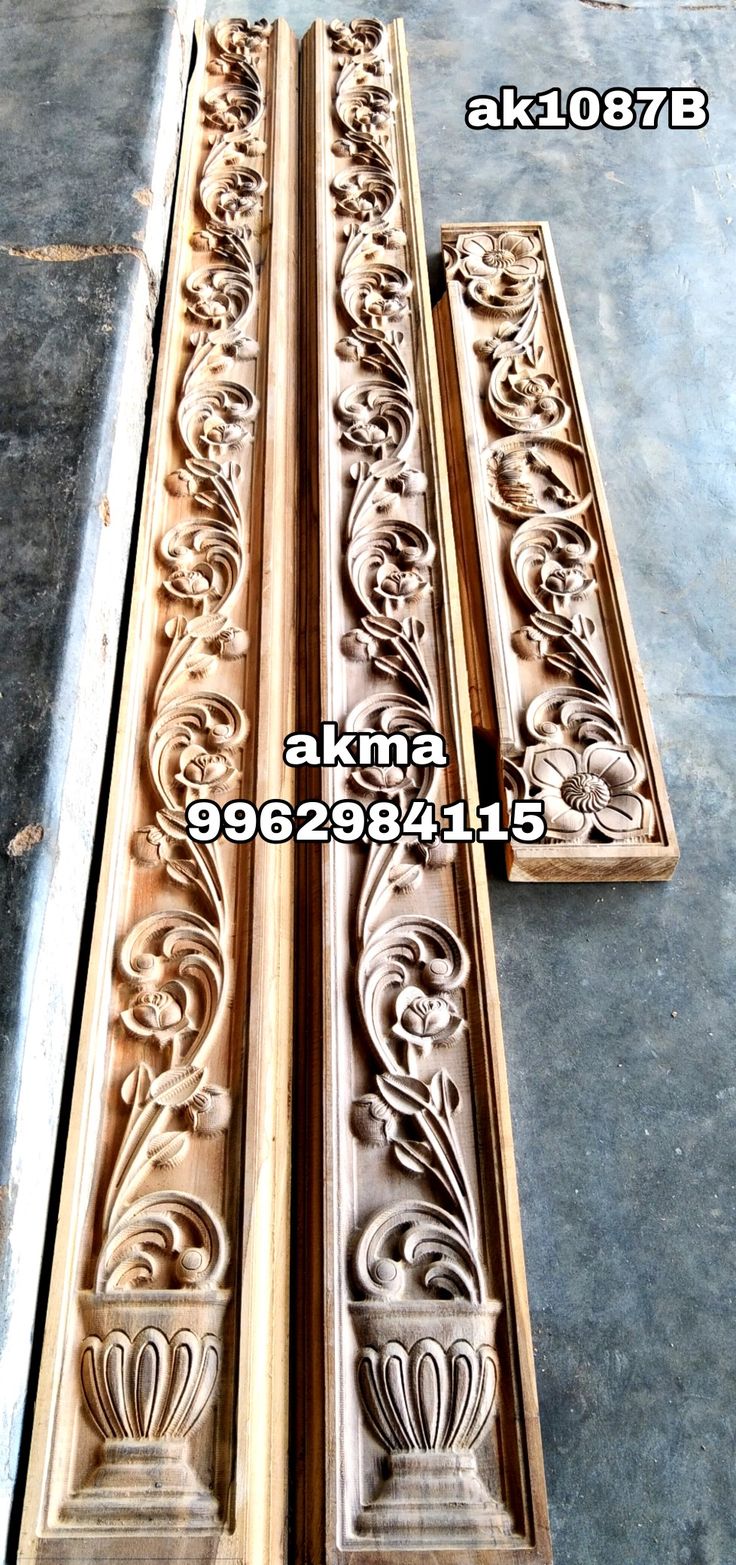 wooden border patti design