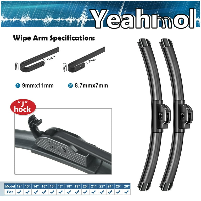 2013 camry wiper blade size