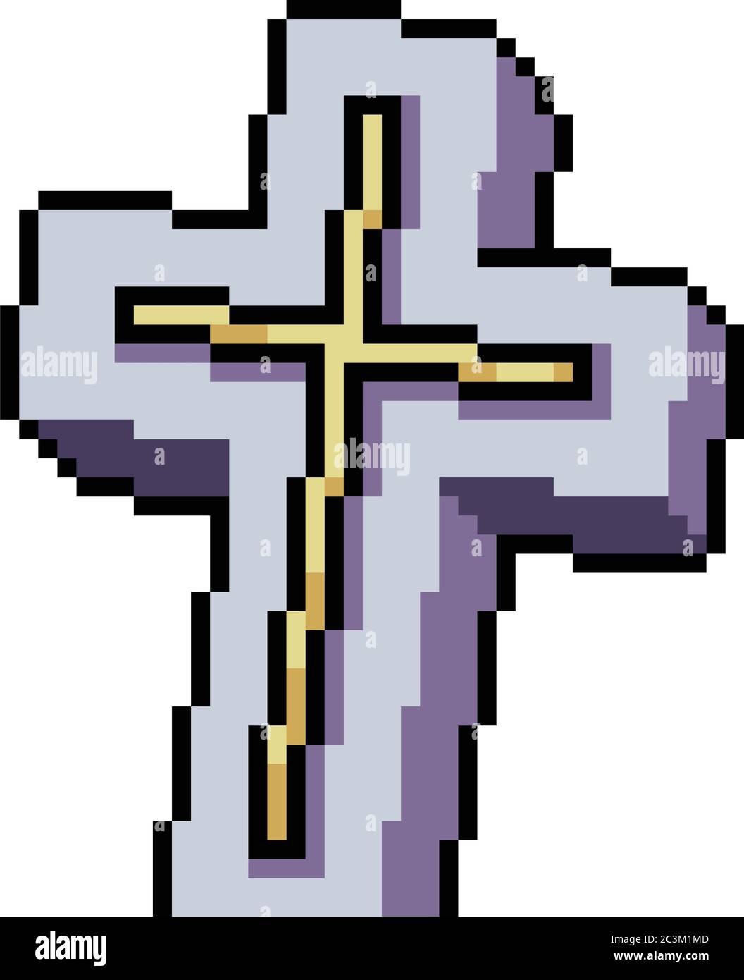 cross pixel art