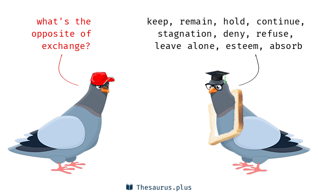 exchange antonym