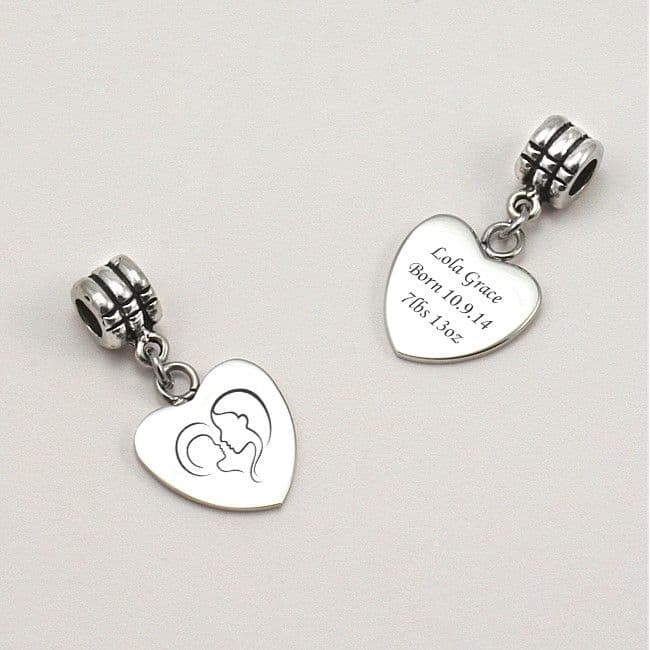 personalised engraved pandora charm