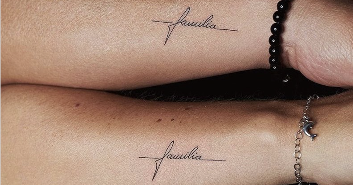 simbolo tatuajes pequeños familia