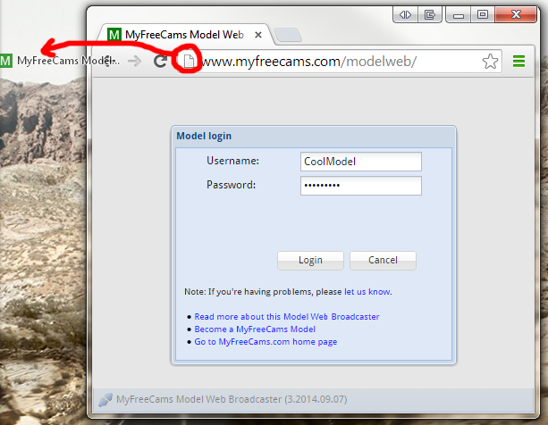 myfreecams model login