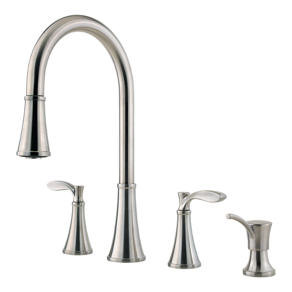 2 handle kitchen faucet