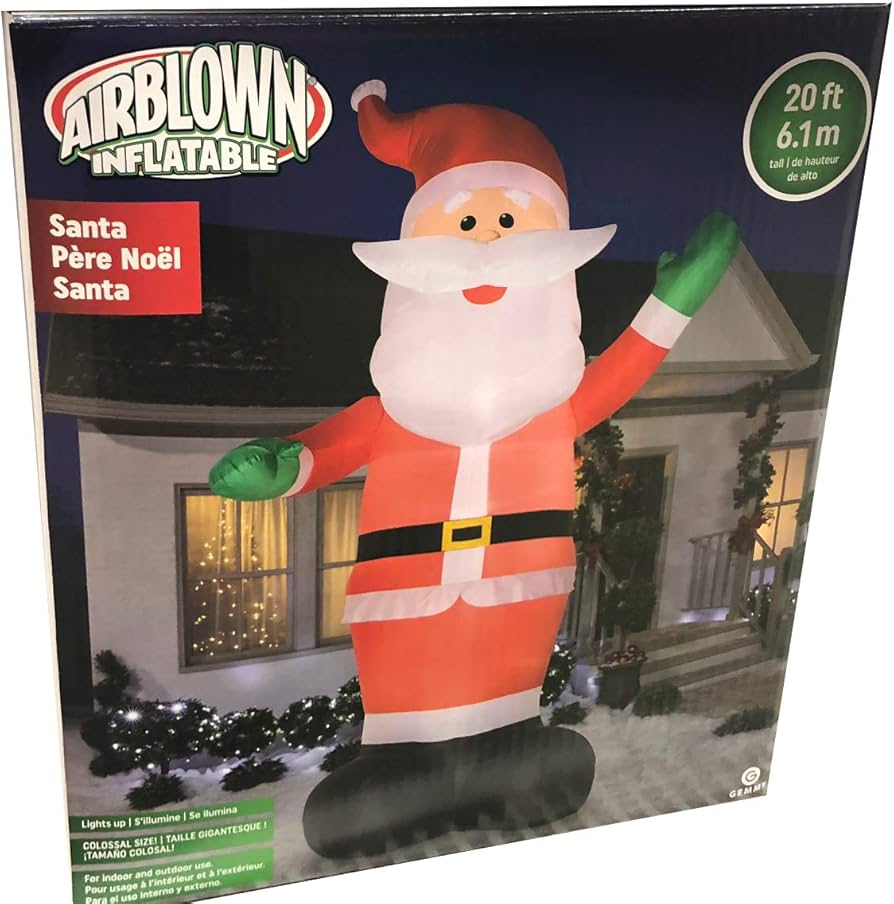 20 ft blow up santa