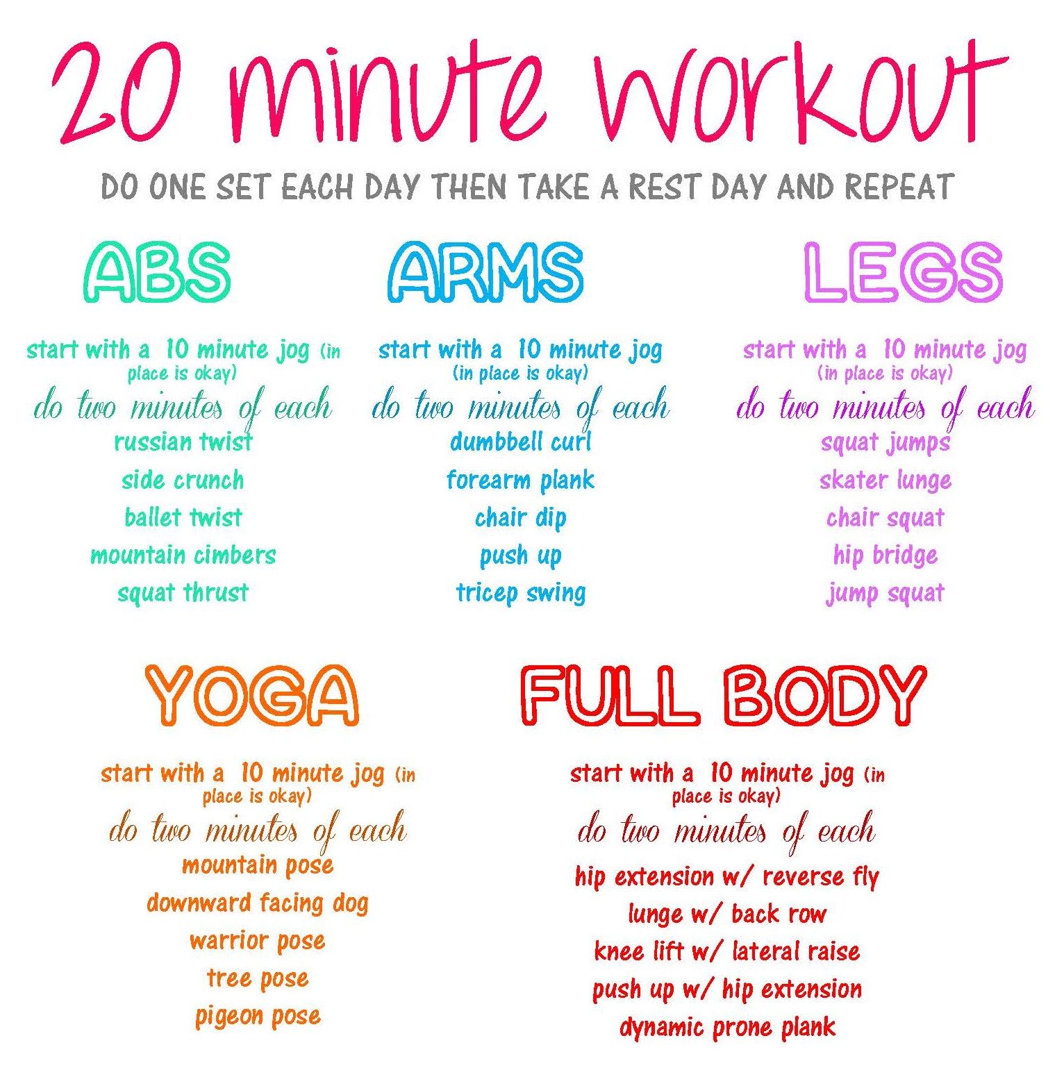 20 minute workout