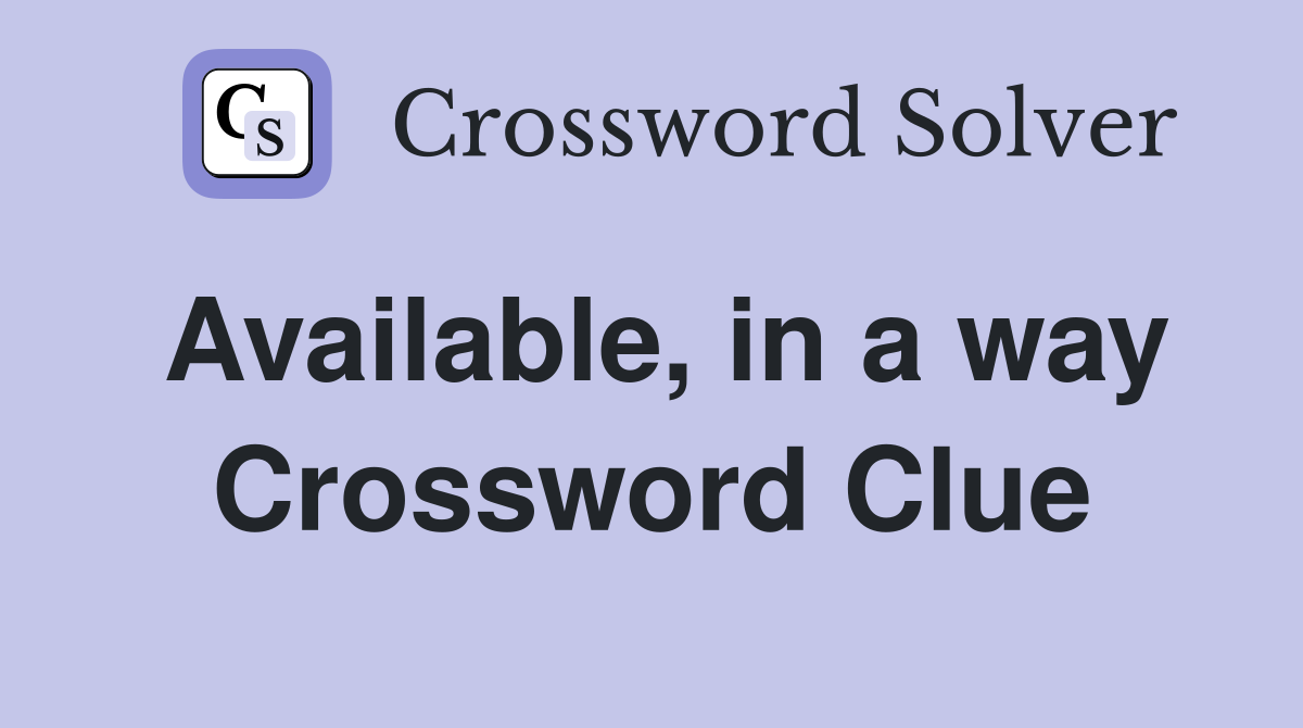 by way of an answer crossword clue