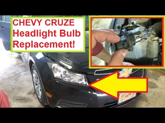 2014 chevy cruze headlight bulb replacement