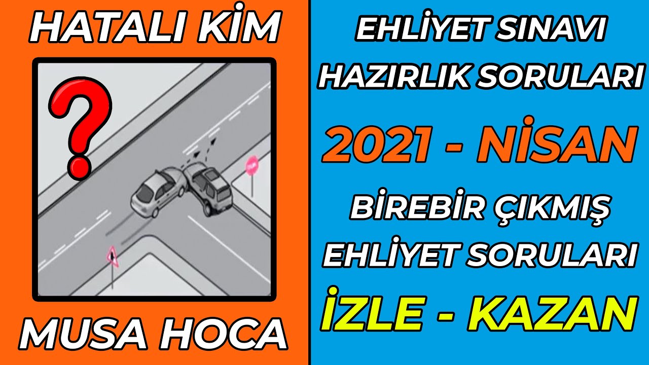 2021 ehliyet soruları