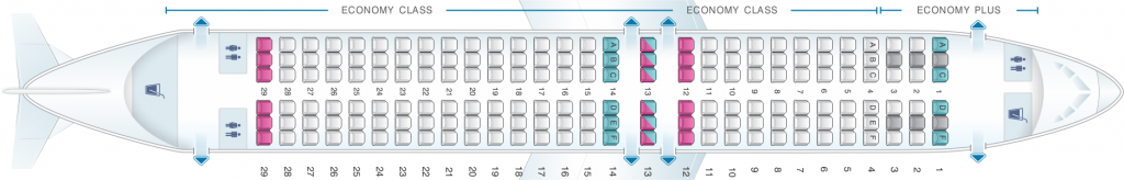 westjet seating chart 737-800