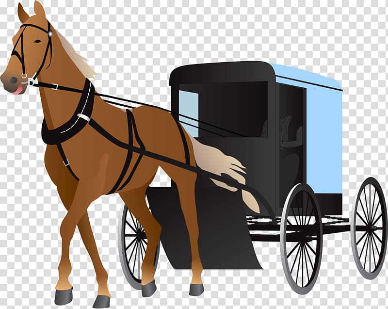 horse carriage clipart