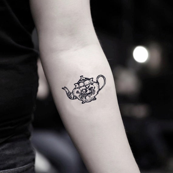 tea pot tattoo