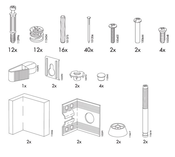 ikea replacement parts