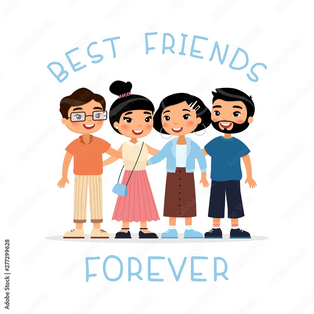 four best friends images