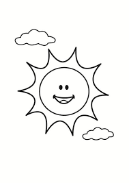 dibujos para colorear de un sol