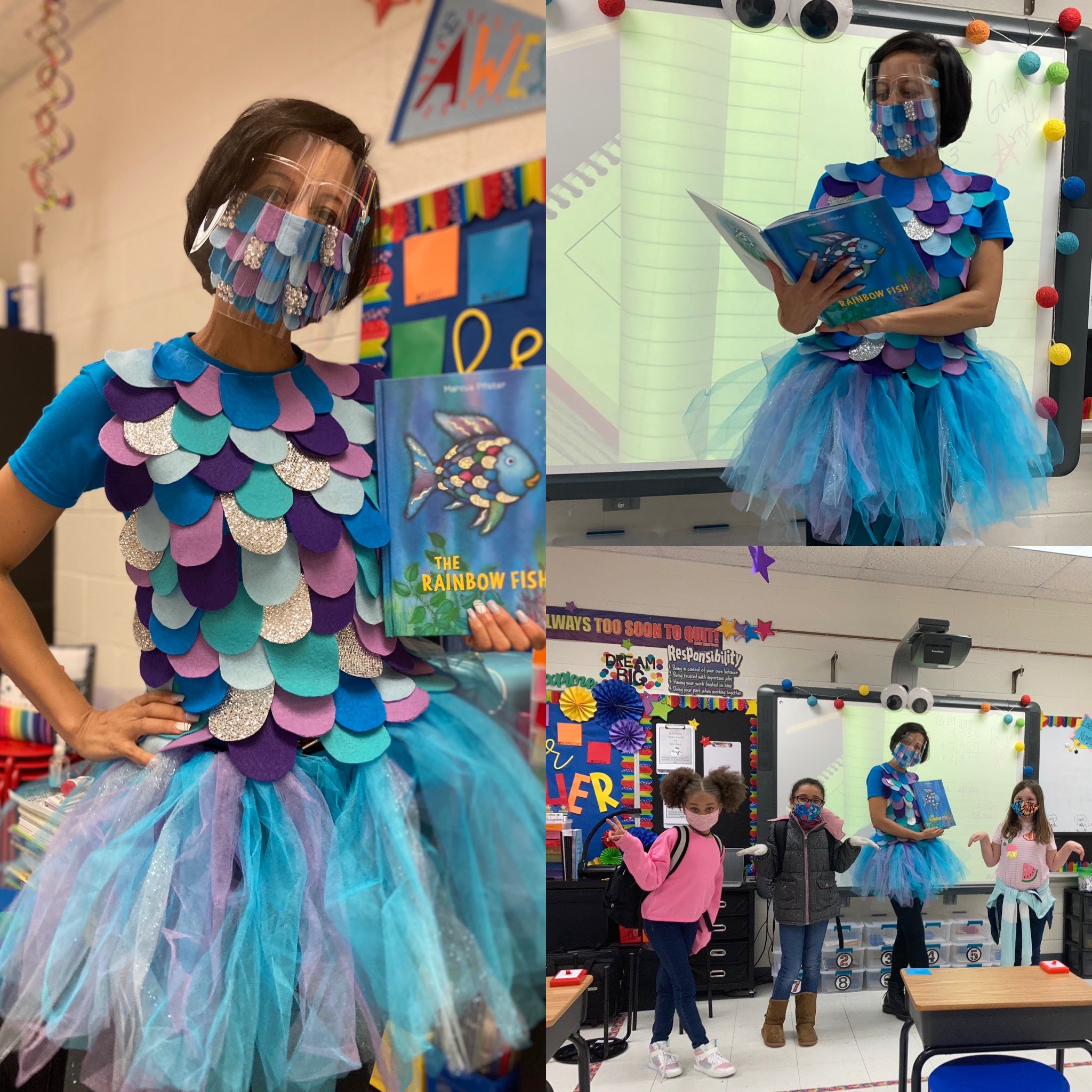 rainbow fish costume