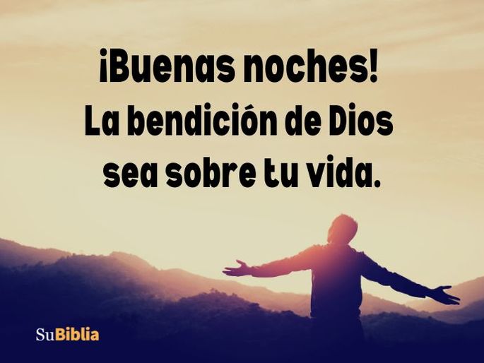 dios buenas noches bendiciones