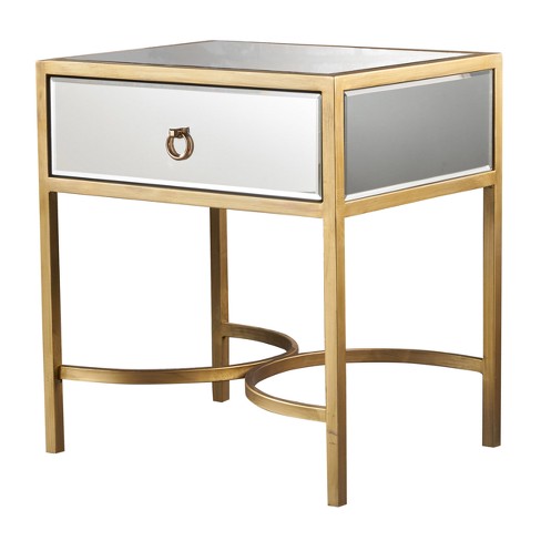 target gold side table