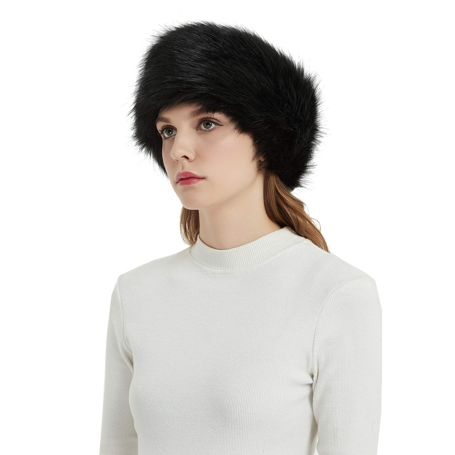 fur headbands for women