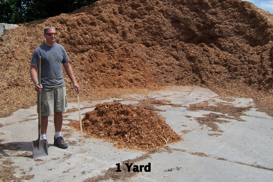 1 yard of mulch weight