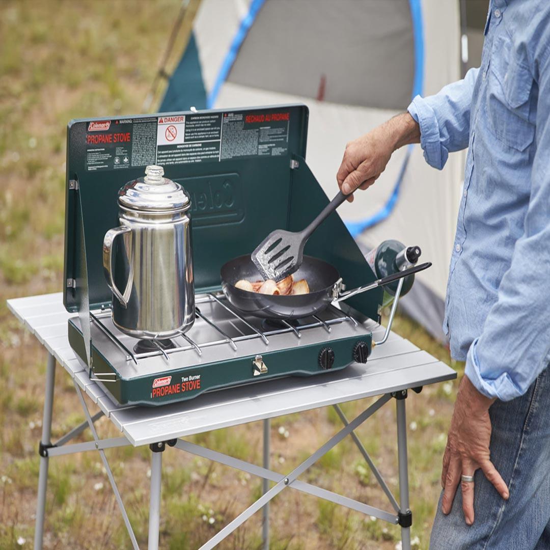 coleman gas stove