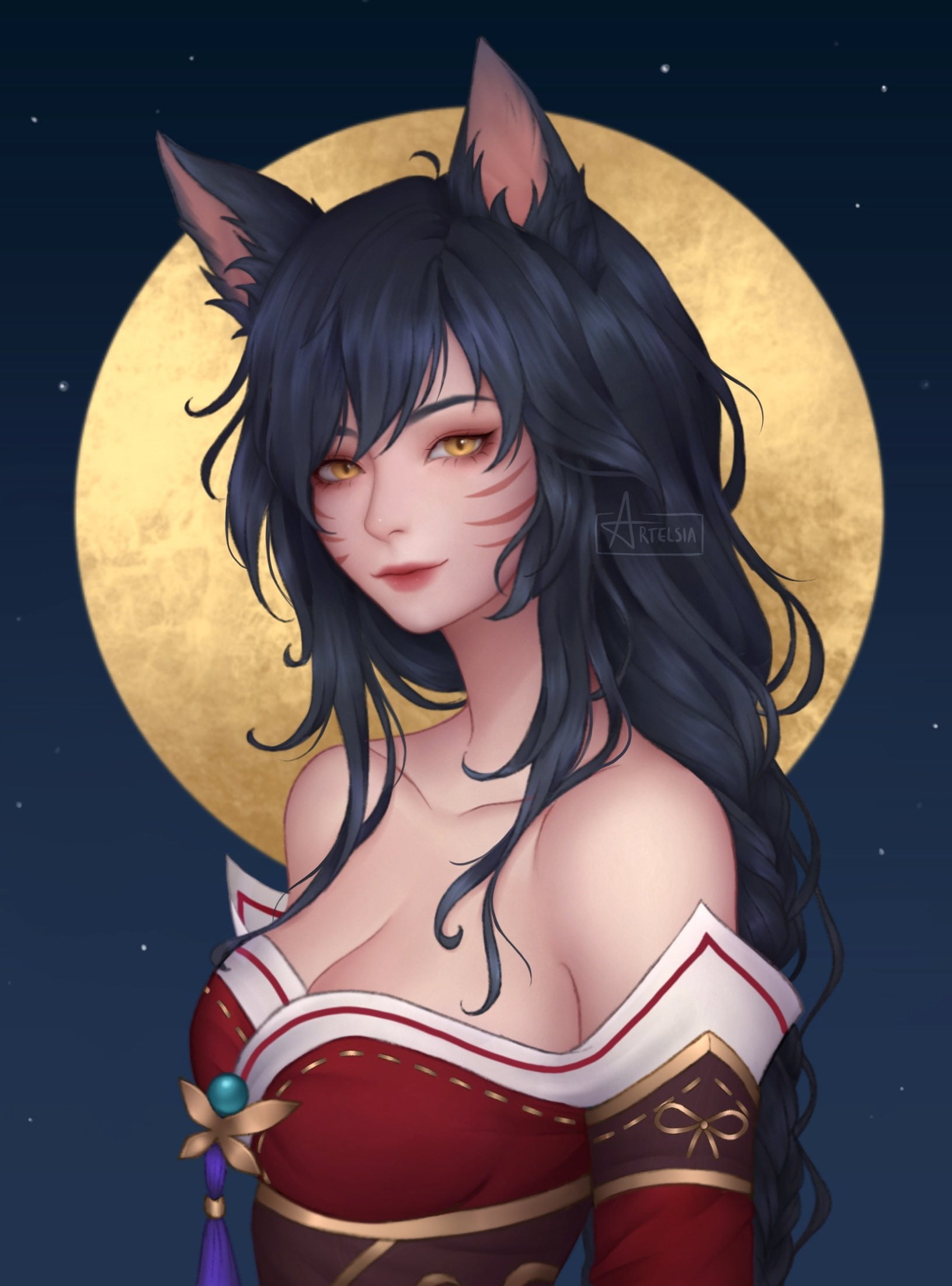 ahri fanart