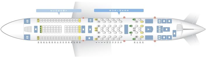 a380 seat map