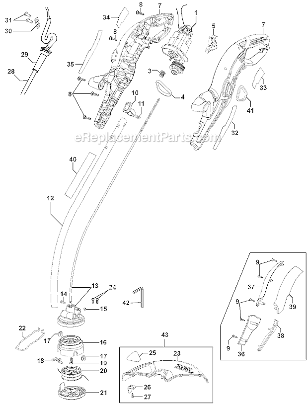 grasshog weedeater parts