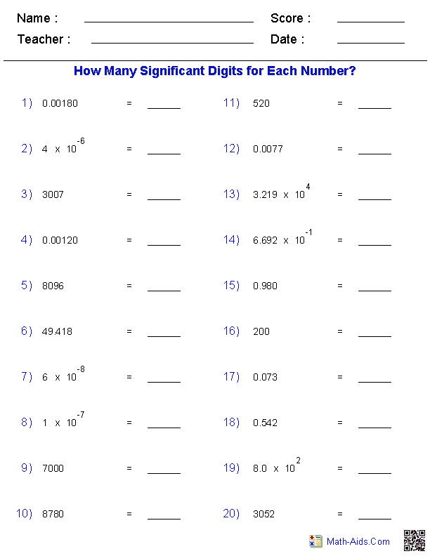 math aids