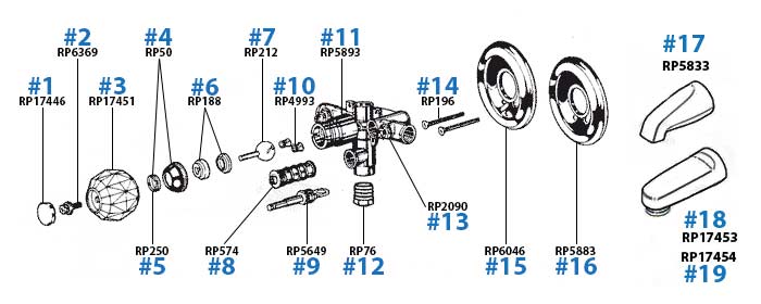 delta shower valve repair kit