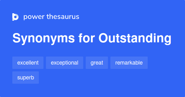 outstanding thesaurus