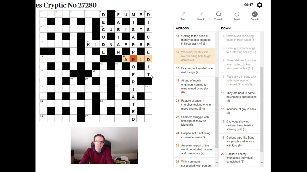 engaged crossword clue