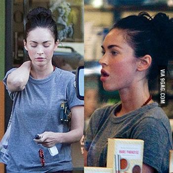 megan fox without makeup