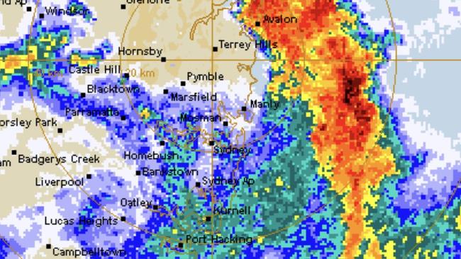 sydney weather radar