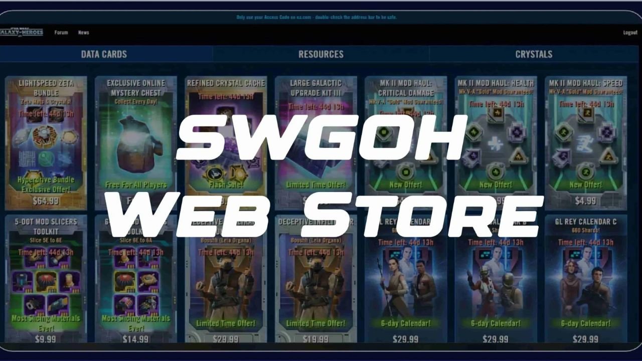 swgoh store