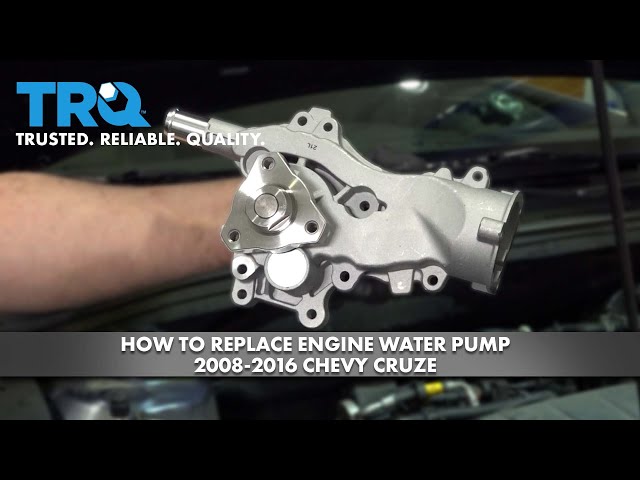 water pump for 2014 chevy cruze