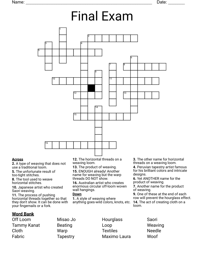 end result crossword clue