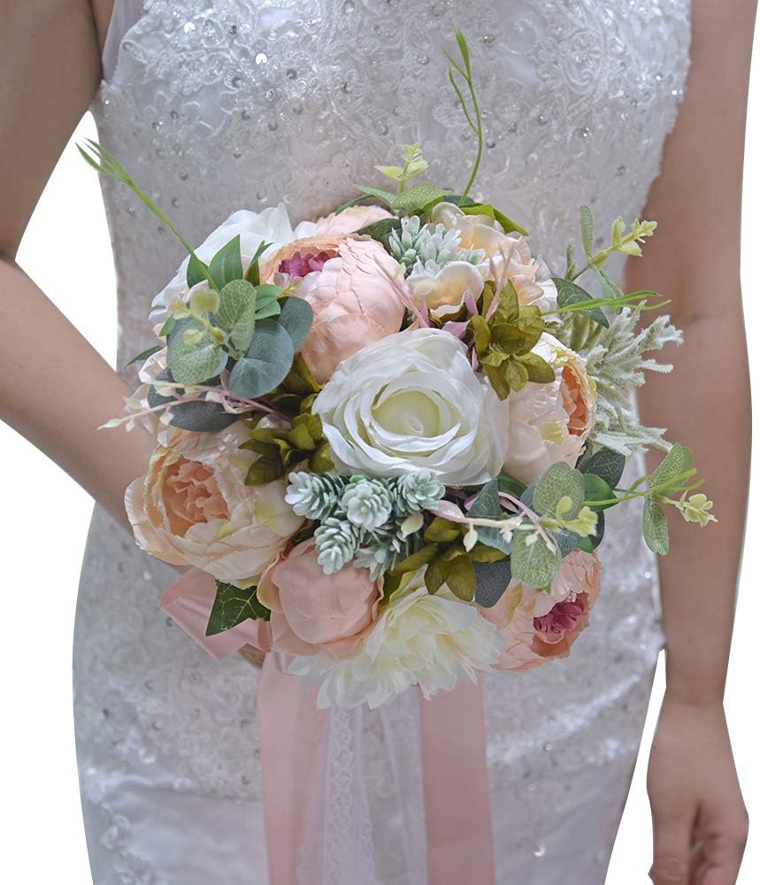 artificial flowers bridal bouquet