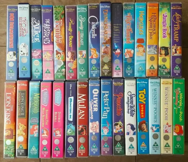 value of old disney vhs tapes