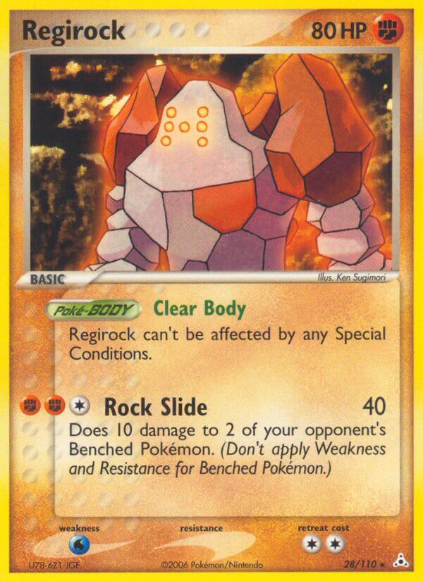 pokemon card regirock