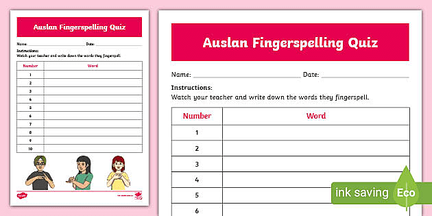 auslan fingerspelling games