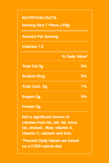 how many calories in a tictac