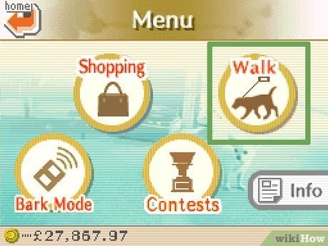 nintendogs how to get trainer points