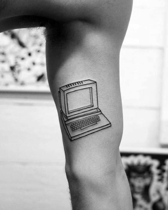 computer tattoo